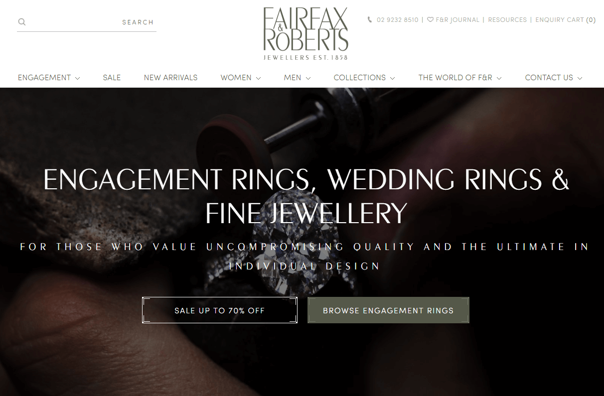 Fairfax & Roberts官网-澳大利亚历史最悠久的珠宝商